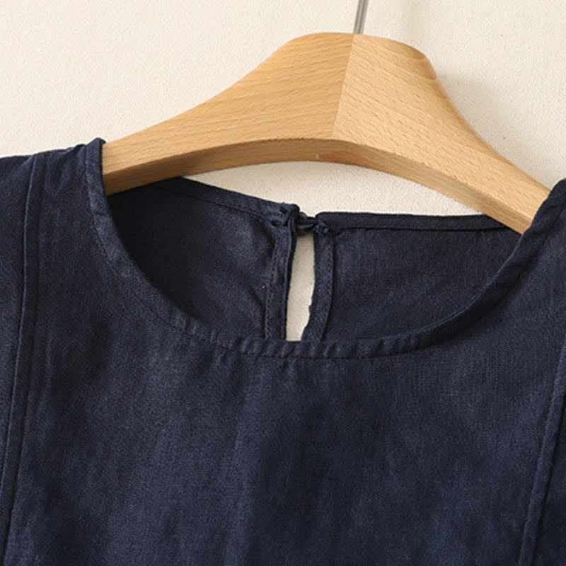 Buddha Stones Summer Casual Elegant Solid Tank Top Women's Sleeveless T-Shirts