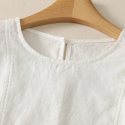 Buddha Stones Summer Casual Elegant Solid Tank Top Women's Sleeveless T-Shirts