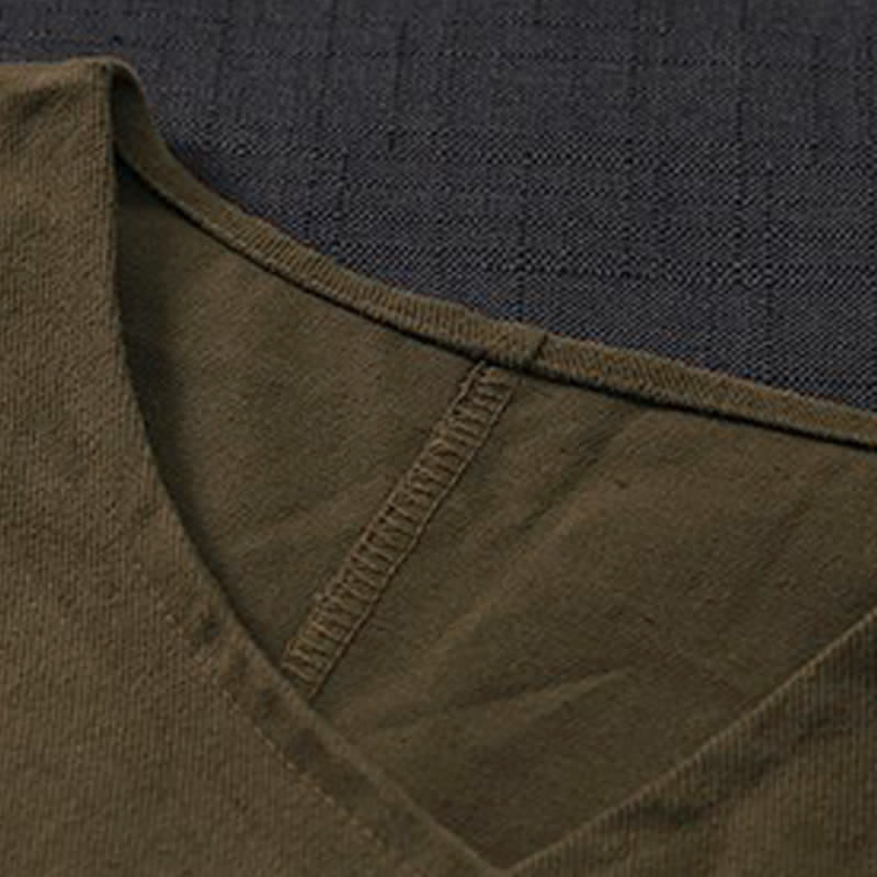 Buddha Stones Summer Tang Style Minimalist Button-Up Solid Tank Top Women's Sleeveless Shirts With Pocket