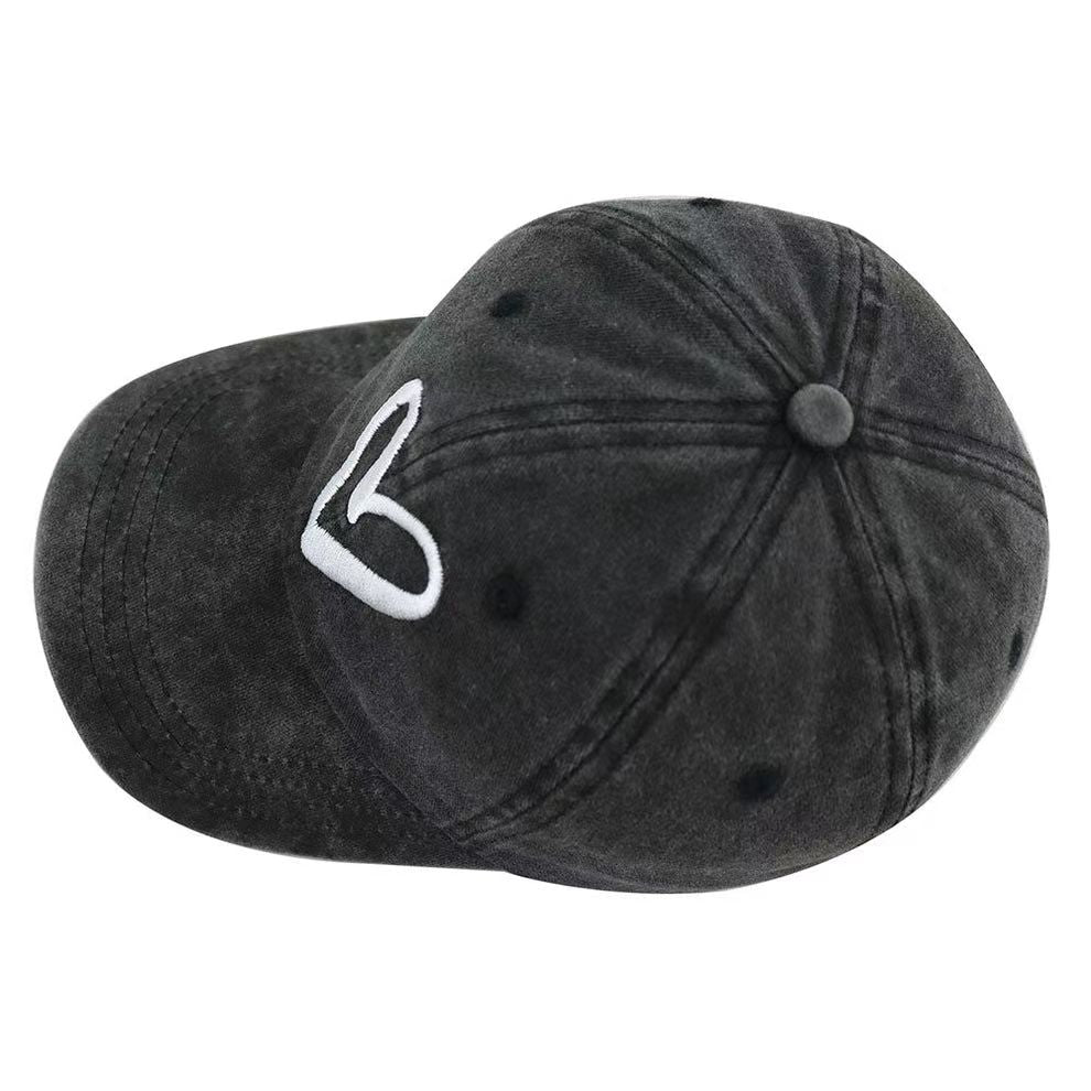Heart-Stitched Cap for the Bold